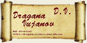 Dragana Vujanov vizit kartica